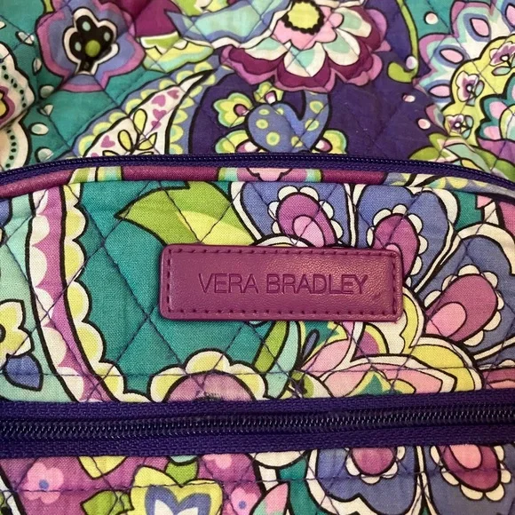 Vera Bradley heather campus backpack purple - Picture 3 of 6